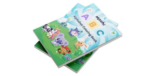 Moshi Alphabet Coloring Book