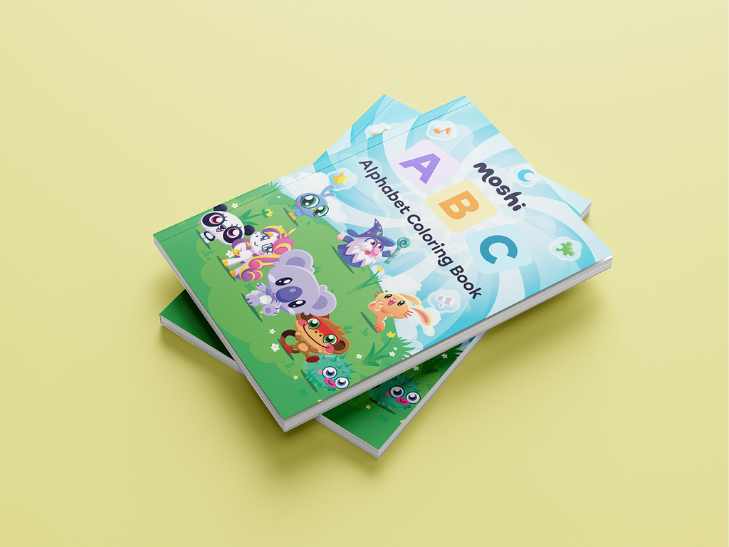 Moshi Alphabet Coloring Book
