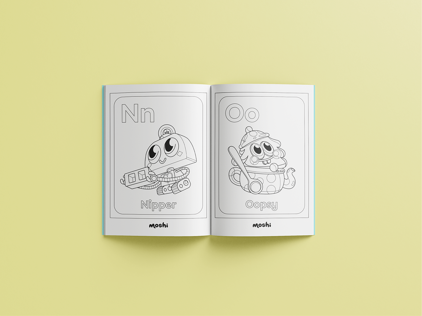Moshi Alphabet Coloring Book