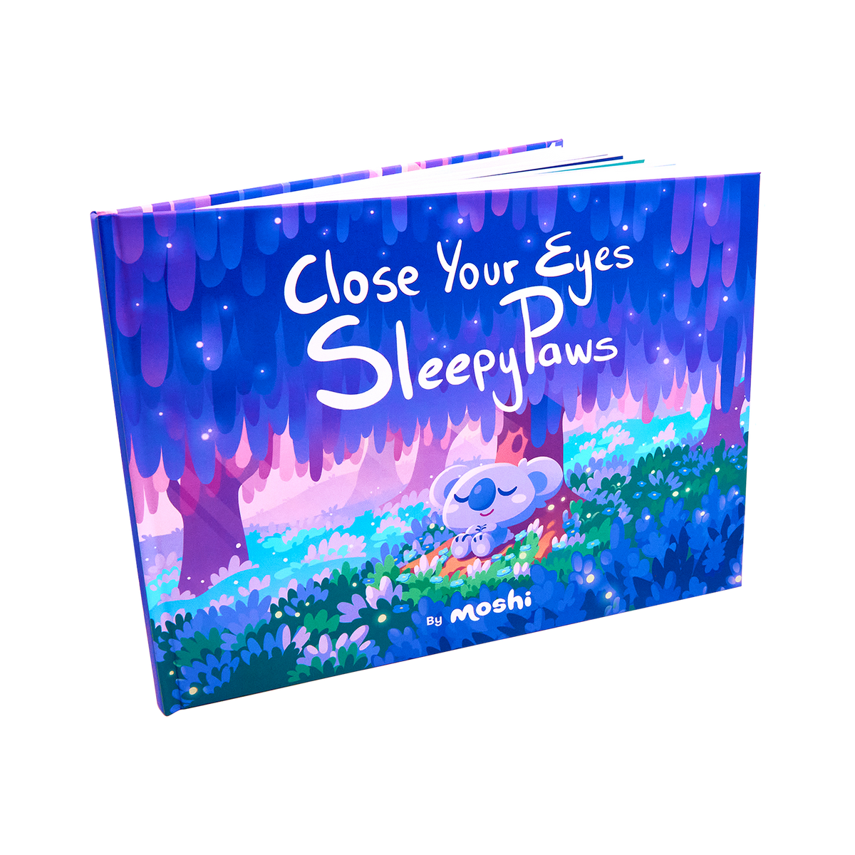 Close Your Eyes, SleepyPaws - Hardcover Story Book