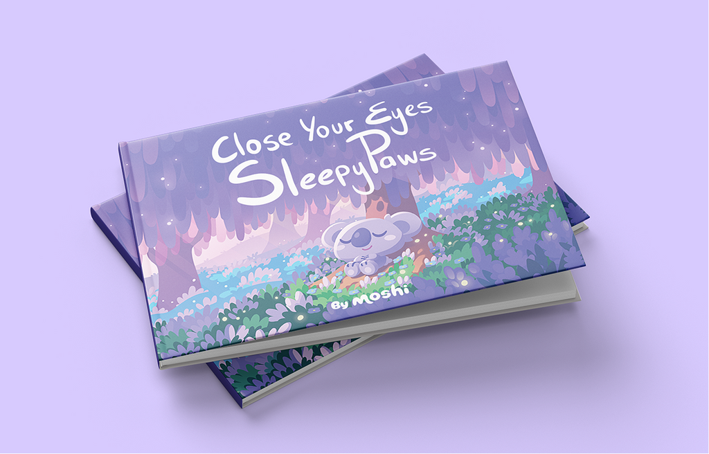 Close Your Eyes, SleepyPaws - Hardcover Story Book