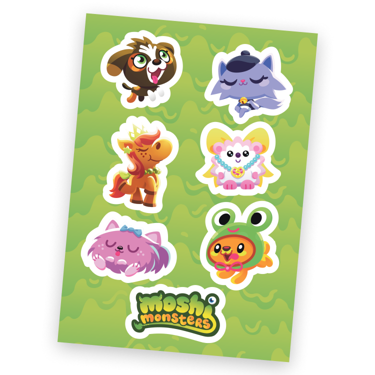 Cute & Cuddly Pets Sticker Pack