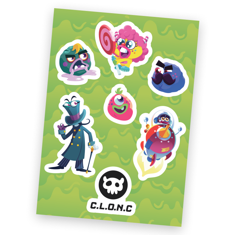 Team C.L.O.N.C Sticker Pack