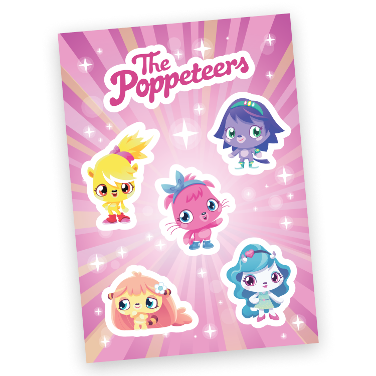Poppeteers Sticker Pack