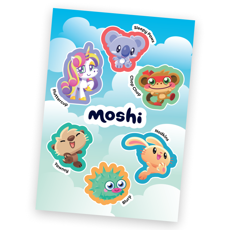 Moshi Kids Sticker Pack